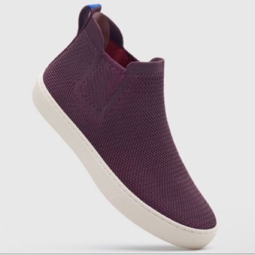 Rothy’s The Chelsea Ankle Boot Berry Purple